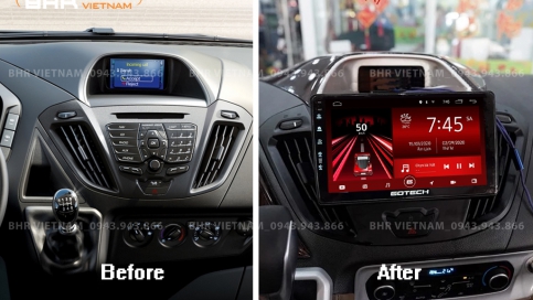 Màn hình DVD Android liền camera 360 Ford Tourneo 2019 - nay | Gotech GT360 Plus